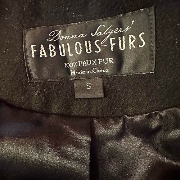 FABULOUS FURS STYLISH VEGAN JACKET - Picture 5 of 5